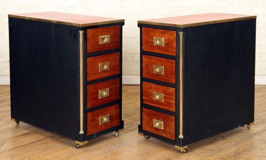 PR CAMPAIGN STYLE OFFICE CABINETS ON WHEELS 1900
