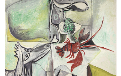 Pablo Picasso (1881-1973), Nature morte au chien