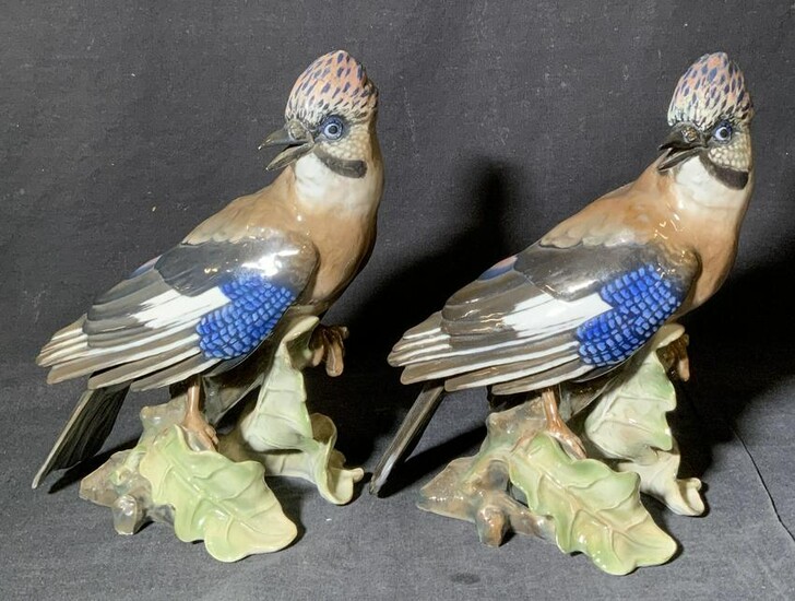 Pair Goebel W. Germany Bird Figurines