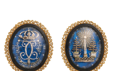 Pair of Brooches Celebrating the Coronation of Charles IV of Spain