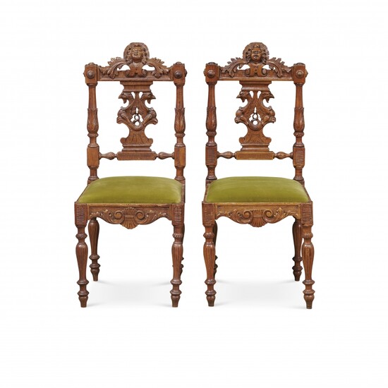 Pair of chairs 19th-20th Century