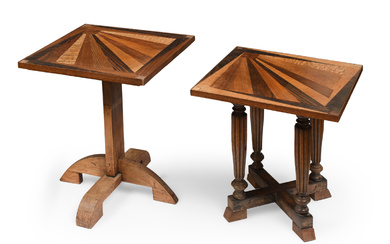 Pair of side tables; 20th century.