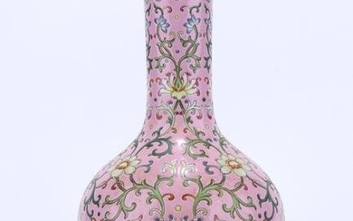 Pastel twisted floral vase