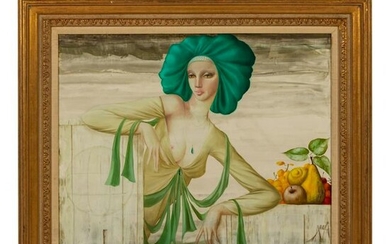 Philippe Auge (b.1935) Erotic Figural Art Painting