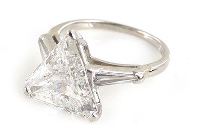 Platinum and Diamond Solitaire Ring