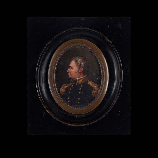 Portrait miniature of a Prussian official, possibly Germany first half of the 19th century