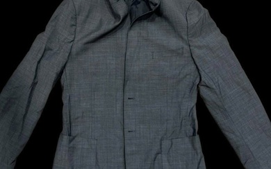 Prada Wool Suit Jacket Blazer Mens Size 52R Made in Italy