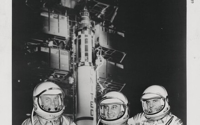 [Project Mercury] “The Right Stuff”: the first three astronauts selected for space...