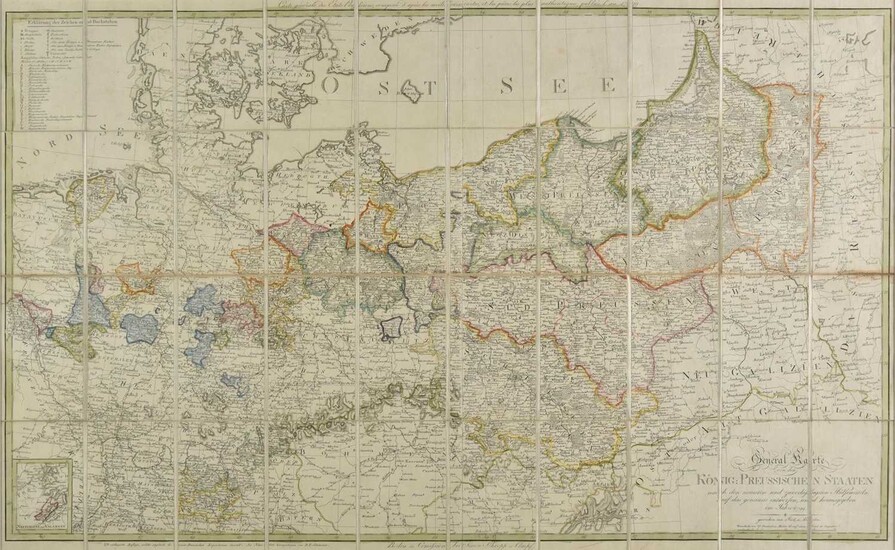 Prussia. Sotzmann (Daniel Friedrich), General Karte von den Konig..., 1799