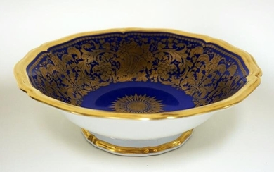 ROSENTHAL *CHIPPENDALE* COBALT ROUND BOWL