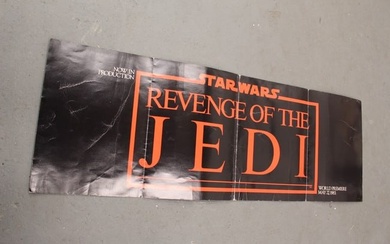 Rare Star Wars Revenge of the Jedi Theatre Quad Fold Foster