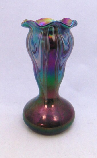 Rindskopf art glass vase