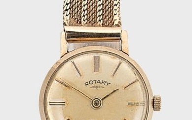 Rotary - A 9ct gold wristwatch