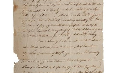 [SIGNER]. LANGDON, John (1741-1819). Letter signed ("John Langdon"). Portsmouth, NH. 16 July 1762.