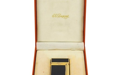 S.T. Dupont Gold Plated & Lacquered Lighter
