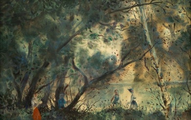 "SUMMER IN THE PARK" BY CLYDE J. SINGER (1908-1999).