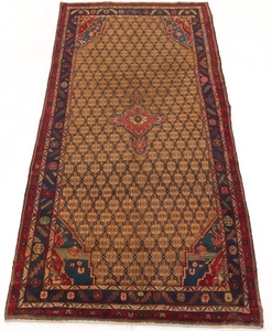 Semi-Antique Hand-Knotted Koliai Carpet