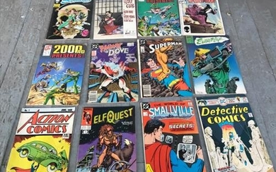 Set of 12 Old Comic Books