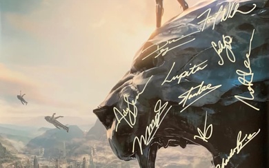 Signed Black Panther Movie Poster
