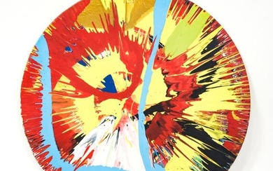 Signed Damien Hirst Spin Painting 2005