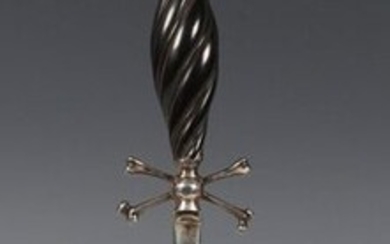 Silver ceremonial freemason dagger 'heart catcher', ca. 1800,...