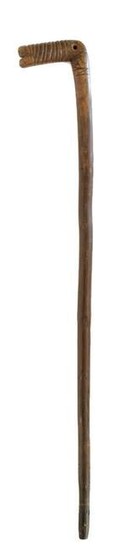Sioux Indian “Horse Head” Carved Cane