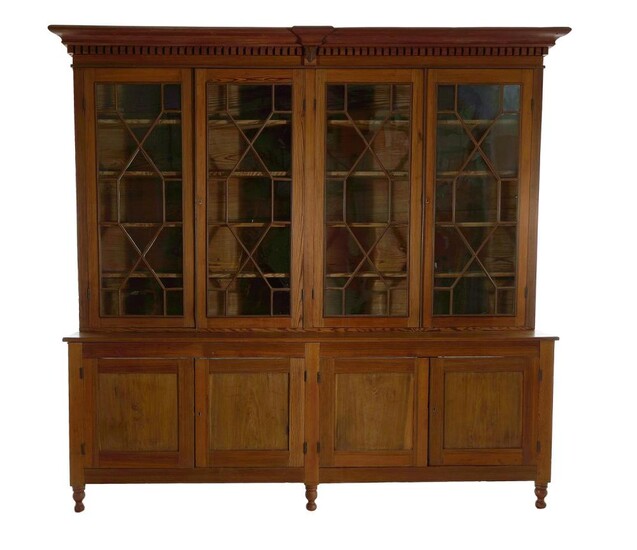 Southern Pine Bookcase Cabinet