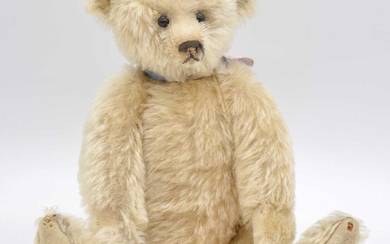 Steiff teddy bear, c1915/20, black button eyes, jointed limbs