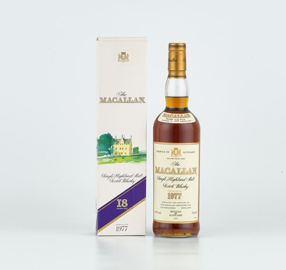The Macallan 18 Year Old 43.0 abv 1977 (1 BT70)