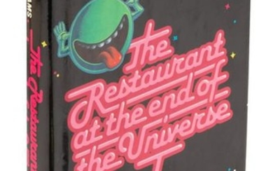 The Restaurant at the End of the Universe signed