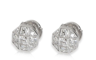 Tiffany & Co. Diamond Mosaic Stud Earrings in Platinum 1.17 CTW