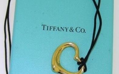 Tiffany & Co Elsa Peretti 18k Yellow Gold Medium Heart Pendant