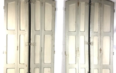 Two Pair of 19 C French Bifold Doors