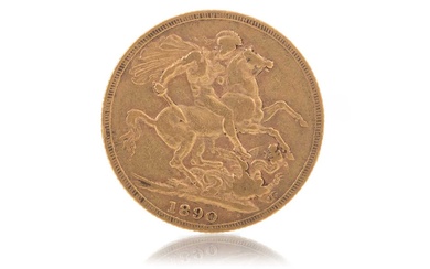 VICTORIA GOLD SOVEREIGN 1890
