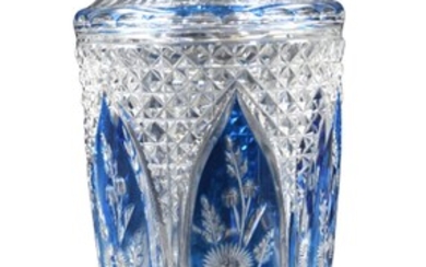 Vase en cristal richement taillé du Val Saint... - Lot 4 - MJV Soudant