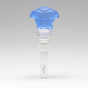 Versace for Rosenthal Crystal "Medusa Lumiere" Wine Stopper
