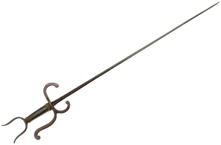 Very Rare 16th-17th C. Spanish or Italian Rapier Sword