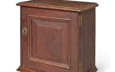 Very Rare William and Mary Walnut Spice Box, Southeastern Pennsylvania, Circa 1715