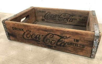 Vintage Coca Cola Wooden Crate