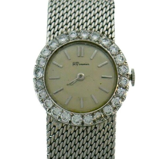 Vintage Ebel White Gold Diamond WATCH Retailed by H.