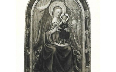 Vintage c.1920â€™s Half-tone Print, #221 Madonna of the