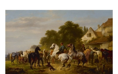 WOUTERUS VERSCHUUR | THE HORSE FAIR