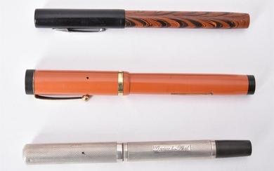 Waterman's, Ideal, a late 1930s silver 52 fountain pen