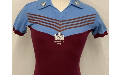 West Ham 1976 ECWC Final Match Worn Football Shirt: : Superb...