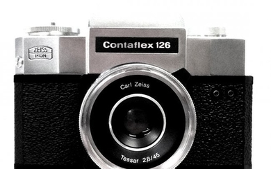 Zeiss Contaflex 126 Chrome #10.1103 w/45mm f2.8 Tessar
