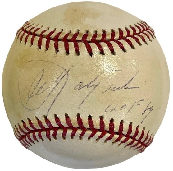 carl yastrzemski autographed official major league baseball