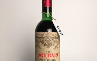 1 bottle 1968 PETRUS, Pomerol - top-shoulder, sdl,...