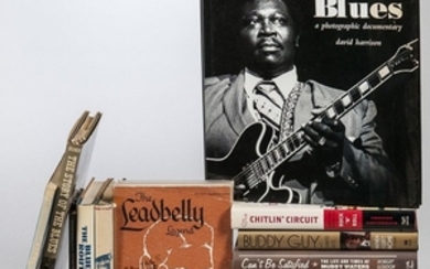 Collection of Books on the Blues, including: The Leadbelly Legend, and others.Provenance: The estate of J. Geils.