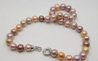 10x12mm Round Edison Pearls - Necklace
