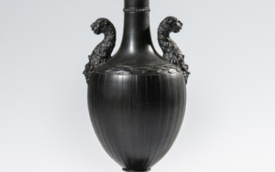 Wedgwood & Bentley Black Basalt Vase